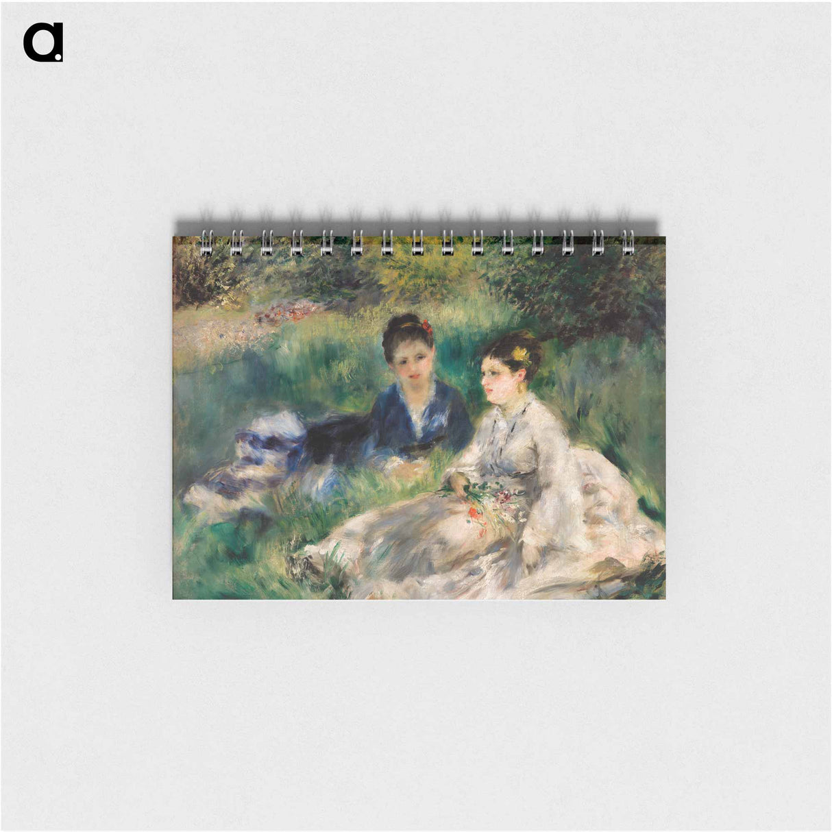 On the Grass - ピエール オーギュスト ルノワール Memo.