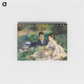 アートメモ帳-On the Grass - ピエール オーギュスト ルノワール Memo.