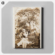 アートパネル-Woman on a Park Bench
 - セントルイス美術館 Canvas.