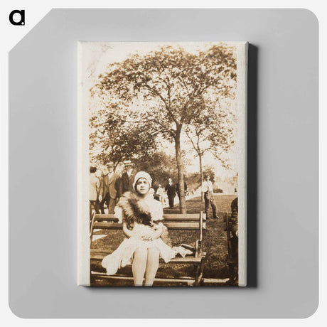 アートパネル-Woman on a Park Bench
 - セントルイス美術館 Canvas.