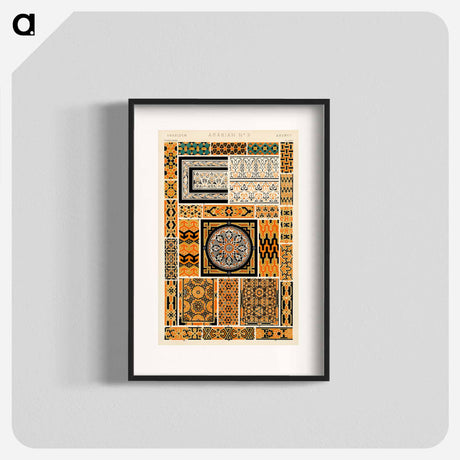 アートポスター-Nineteenth-Century Ornamental Pattern
 - 装飾の文法 Poster.