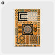アートポストカード-Nineteenth-Century Ornamental Pattern
 - 装飾の文法 Postcard.