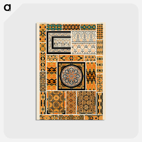 アートポストカード-Nineteenth-Century Ornamental Pattern
 - 装飾の文法 Postcard.