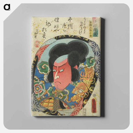 アートパネル-Actor's Role Portrait from the Series Imayo Oshie Kagami
 - 歌川 国貞 Canvas.