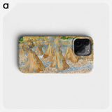 Sheaves of Wheat - Vincent van Gogh Phone Case.