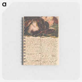 アートメモ帳-The First Book of Urizen, Plate 23 - ウィリアム ブレイク Memo.