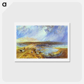 アートポストカード-Rye, Sussex - ウィリアム ターナー Postcard.