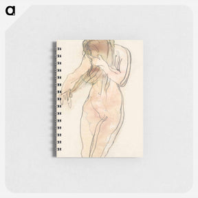 アートメモ帳-Study of nude (standing, combing her hair)
 - イェール大学アートギャラリー Memo.