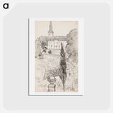 アートポストカード-(unknown) part of a sketchbook - アルバート エーデルフェルト Postcard.