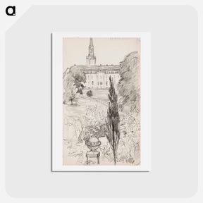 アートポストカード-(unknown) part of a sketchbook - アルバート エーデルフェルト Postcard.
