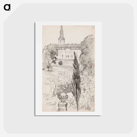 アートポストカード-(unknown) part of a sketchbook - アルバート エーデルフェルト Postcard.