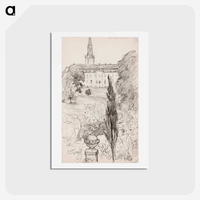 アートポストカード-(unknown) part of a sketchbook - アルバート エーデルフェルト Postcard.