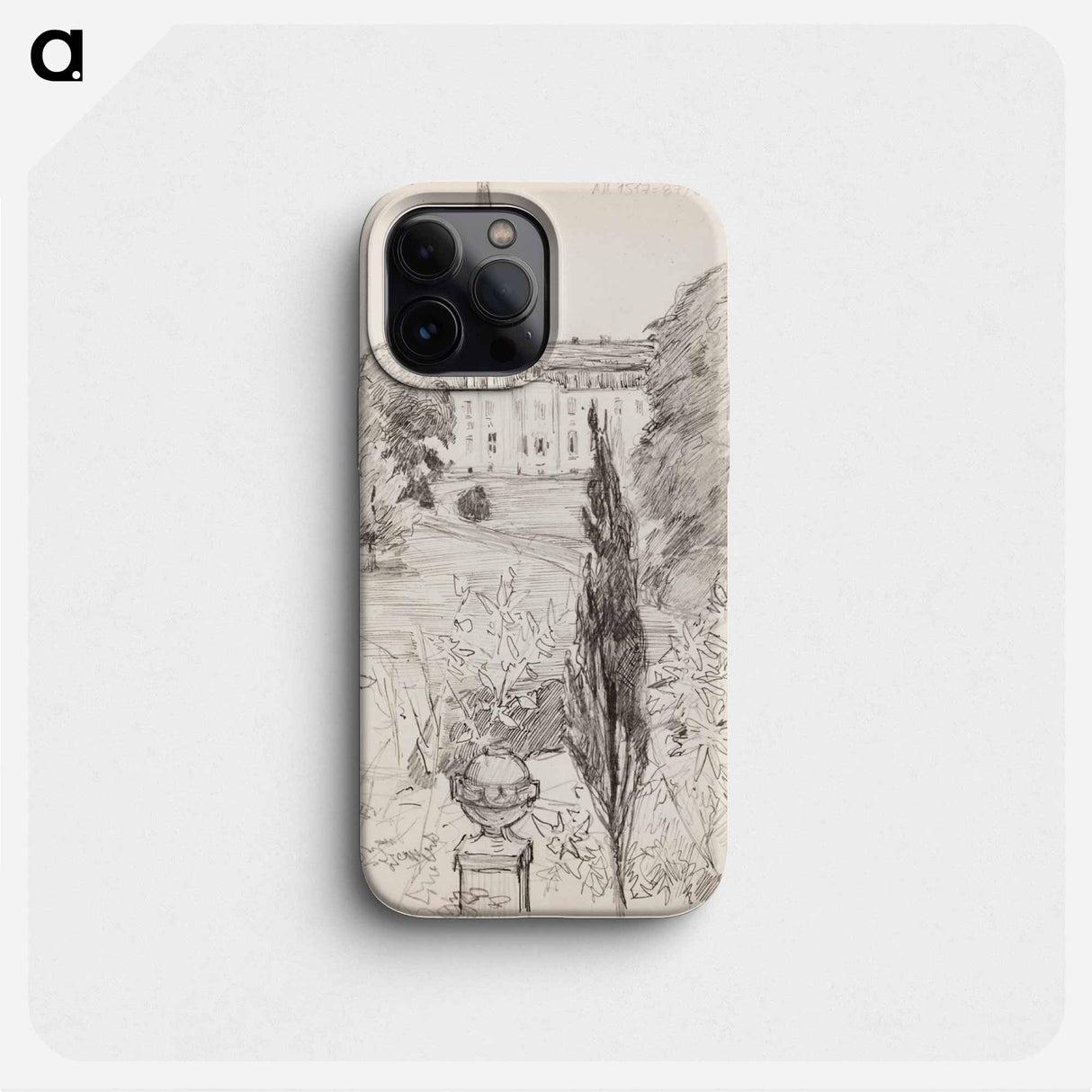 (unknown) part of a sketchbook - アルバート エーデルフェルト Phone Case.