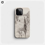 (unknown) part of a sketchbook - アルバート エーデルフェルト Phone Case.