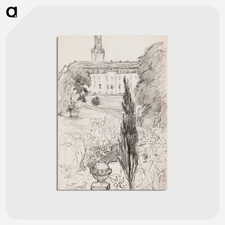 アートポストカード-(unknown) part of a sketchbook - アルバート エーデルフェルト Postcard.