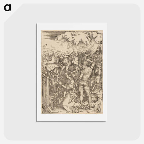 アートポストカード-P. katariinan marttyyrikuolema - アルブレヒト デューラー Postcard.