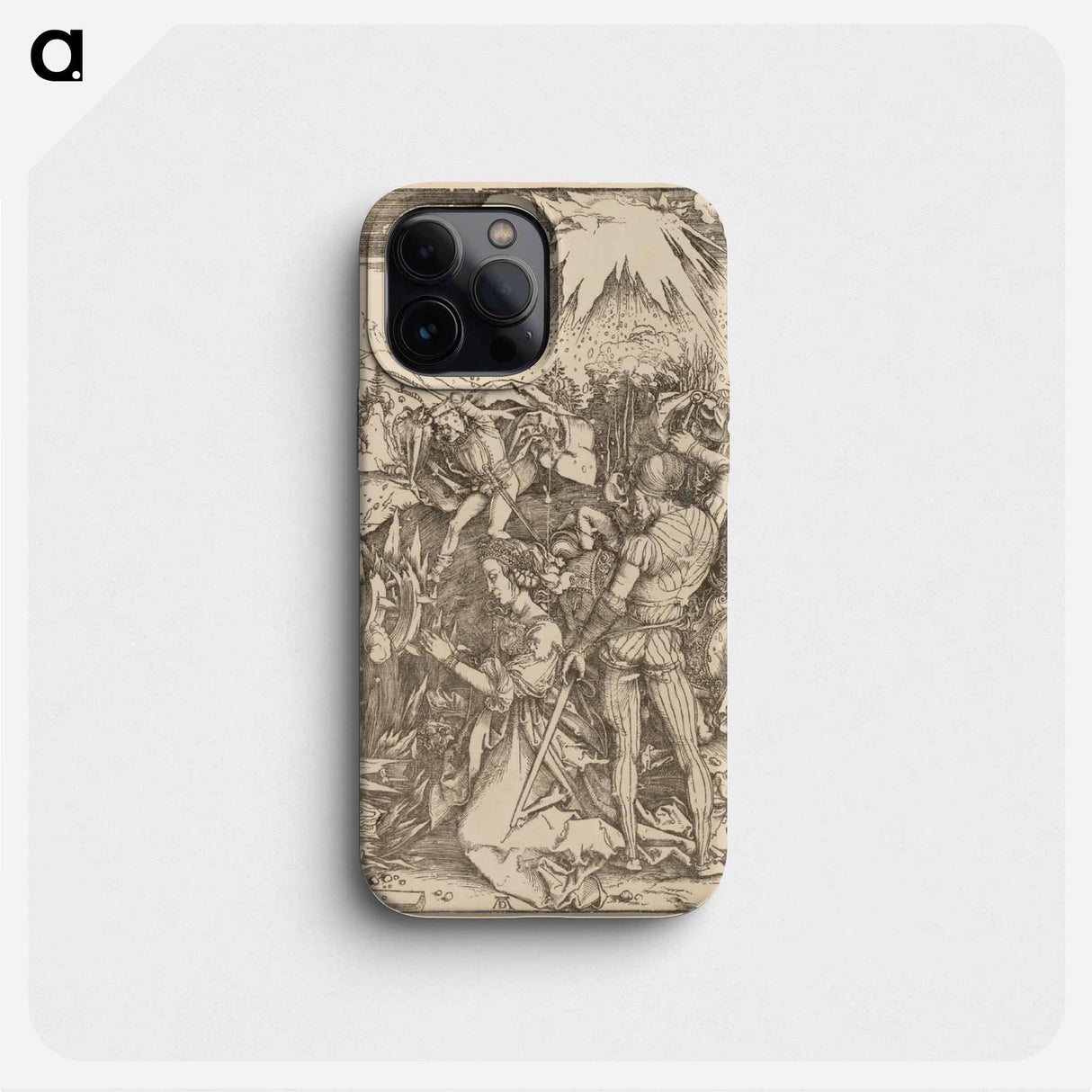 P. katariinan marttyyrikuolema - アルブレヒト デューラー Phone Case.