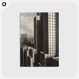 アートポストカード-From My Window at the Shelton, West - アルフレッド スティーグリッツ Postcard.