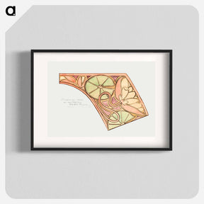 アートポスター-Decor of the basin rim of the Fouquet boutique fountain - アルフォンス ミュシャ Poster.