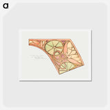 アートポストカード-Decor of the basin rim of the Fouquet boutique fountain - アルフォンス ミュシャ Postcard.
