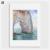 The Manneporte near Étretat - Claude Monet Poster.