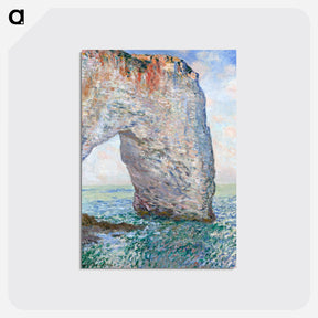 アートポストカード-The Manneporte near Étretat - クロード モネ Postcard.
