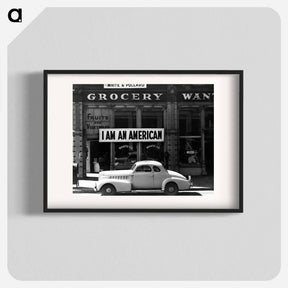 アートポスター-Sanitary facilities for migratory workers. Ditch bank camp. Squatters near Arvin, Kern County, California - ドロテア ラング Poster.