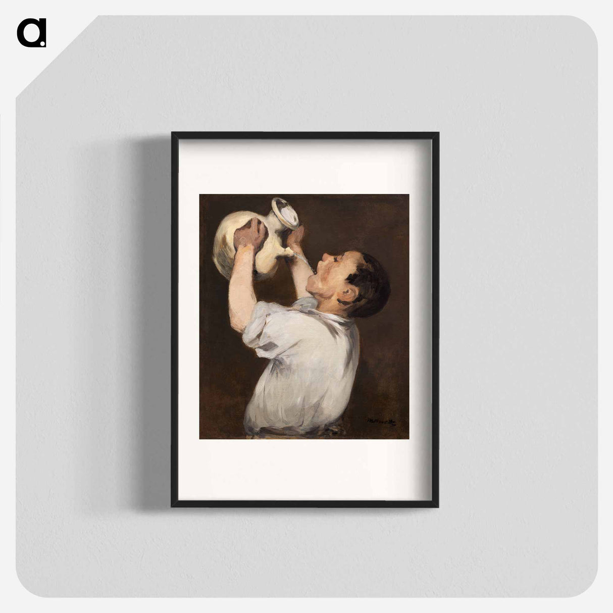 Boy with Pitcher - エドゥアール マネ Poster.