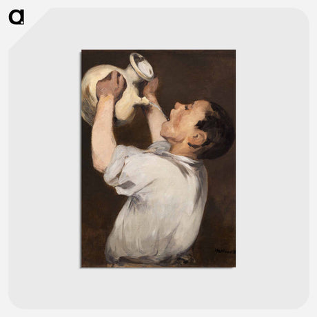 アートポストカード-Boy with Pitcher - エドゥアール マネ Postcard.