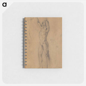 アートメモ帳-Study sheet male nudes by Egon Schiele - エゴン シーレ Memo.