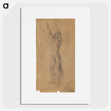 Study sheet male nudes by Egon Schiele - Egon Schiele Poster.