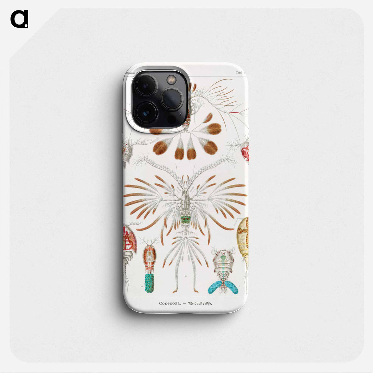 Copepoda–Ruderkrebse - エルンスト ヘッケル Phone Case.