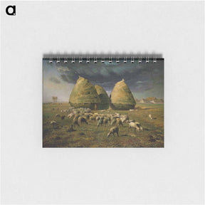 アートメモ帳-Haystacks Autumn - ジャン フランソワ ミレー Memo.