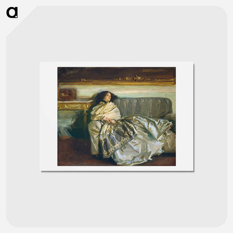 アートポストカード-Nonchaloir - ジョン シンガー サージェント Postcard.