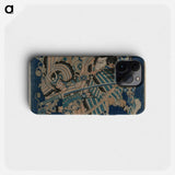 Hokusai's Kamakura No Gengoro erobert Torinoumi Tasaburo - 葛飾 北斎 Phone Case.