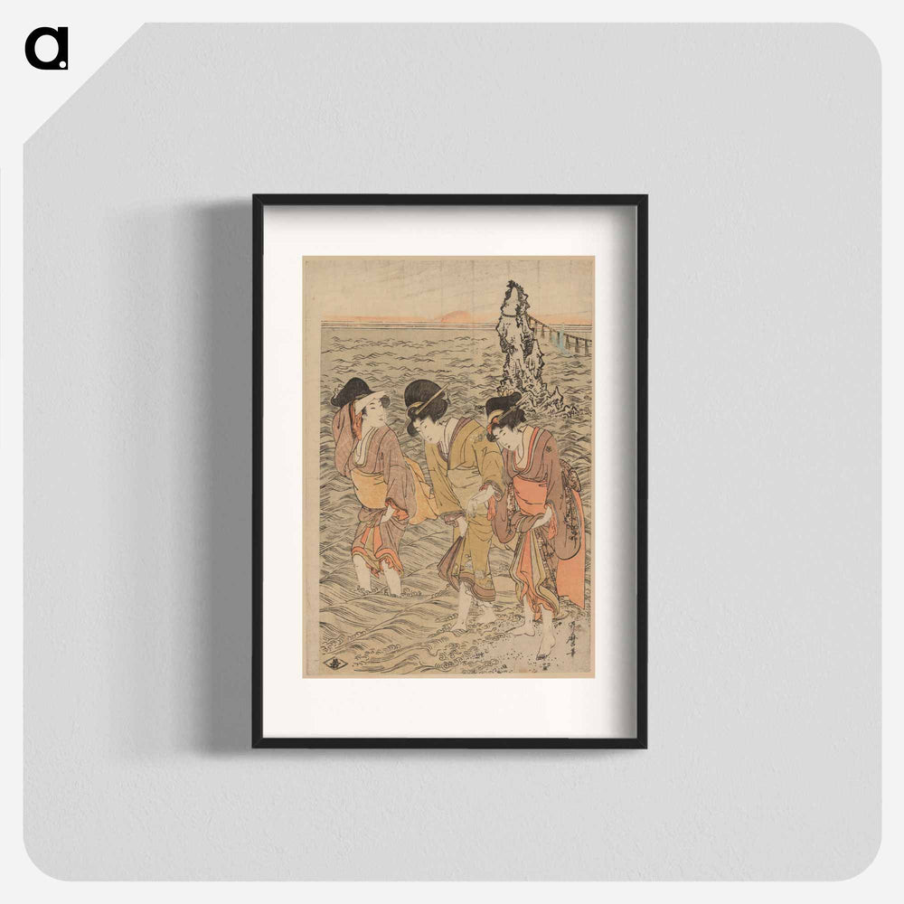 Futamigaura - 喜多川 歌麿 Poster.