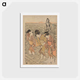 アートポストカード-Futamigaura - 喜多川 歌麿 Postcard.