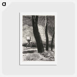 アートポストカード-Le Joueur - オディロン ルドン Postcard.