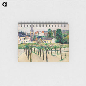アートメモ帳-Village Square - ポール セザンヌ Memo.