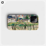 Village Square - Paul Cezanne Phone Case.