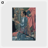 Federico da Montefeltro - ピエロ デラ フランチェスカ Postcard.