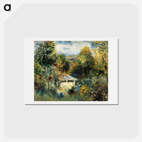アートポストカード-Louveciennes - ピエール オーギュスト ルノワール Postcard.