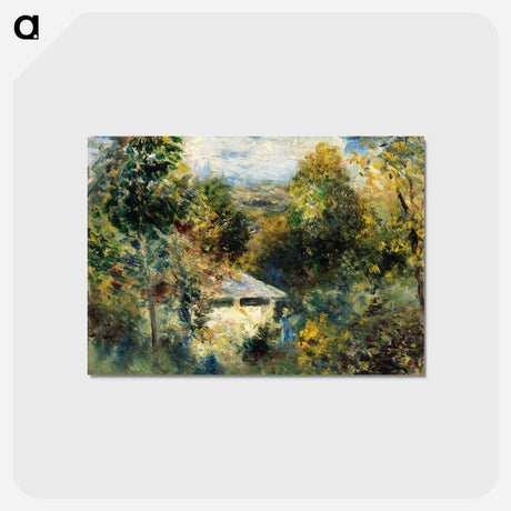 アートポストカード-Louveciennes - ピエール オーギュスト ルノワール Postcard.