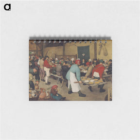 アートメモ帳-Peasant Wedding - ピーター ブリューゲル Memo.