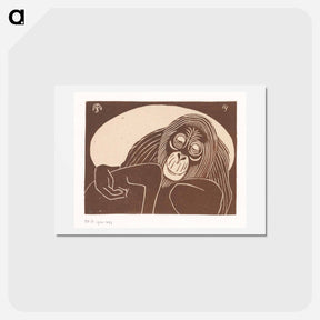 アートポストカード-Orangutan
 - サミュエル ジェスルン Postcard.