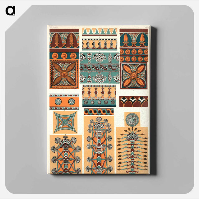 アートパネル-Nineteenth-Century Ornament
 - 装飾の文法 Canvas.
