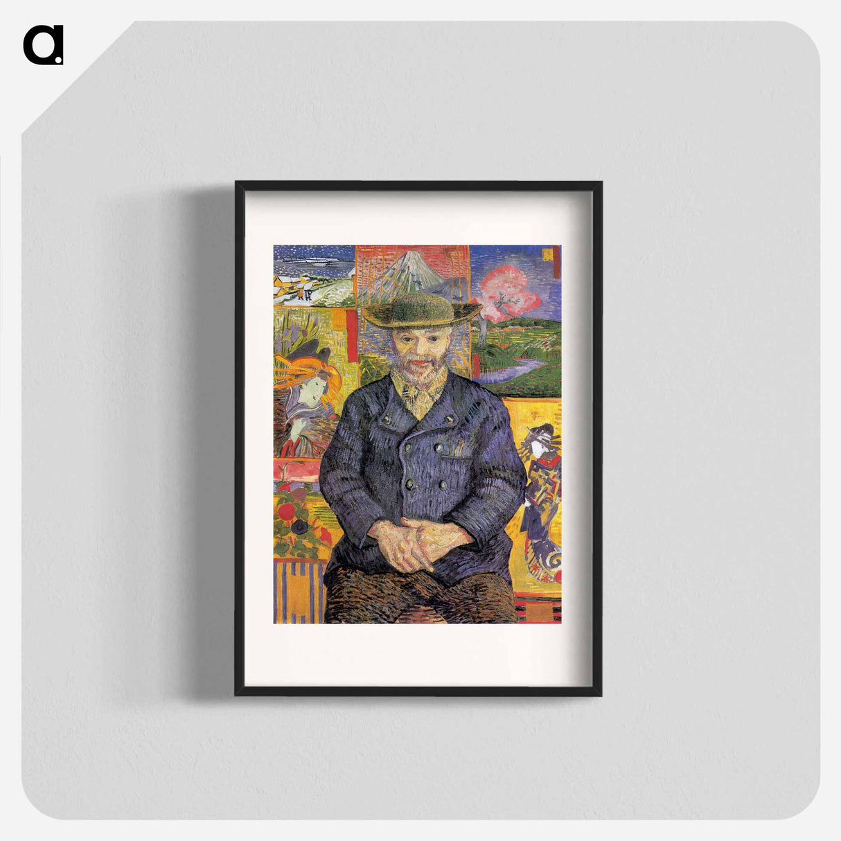 Portrait of Père Tanguy - Vincent van Gogh Poster.