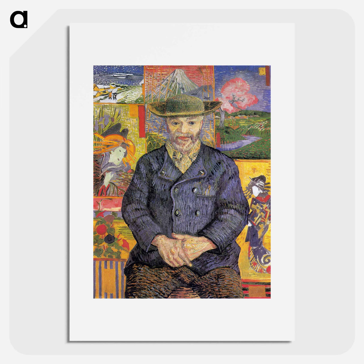 Portrait of Père Tanguy - Vincent van Gogh Poster.