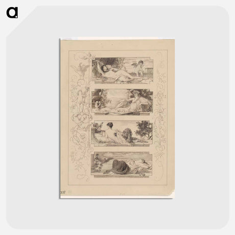 アートポストカード-The 4 Times of the Day
 - ウィーン博物館 Postcard.