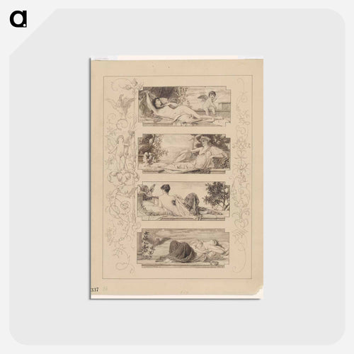 The 4 Times of the Day
 - ウィーン博物館 Postcard.